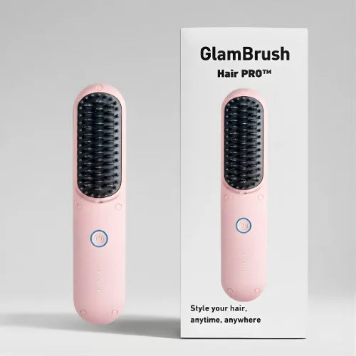 Brosse Lissante Pro Lisse Élégant et Coiffé en Quelques Minutes — Rose, photo 8