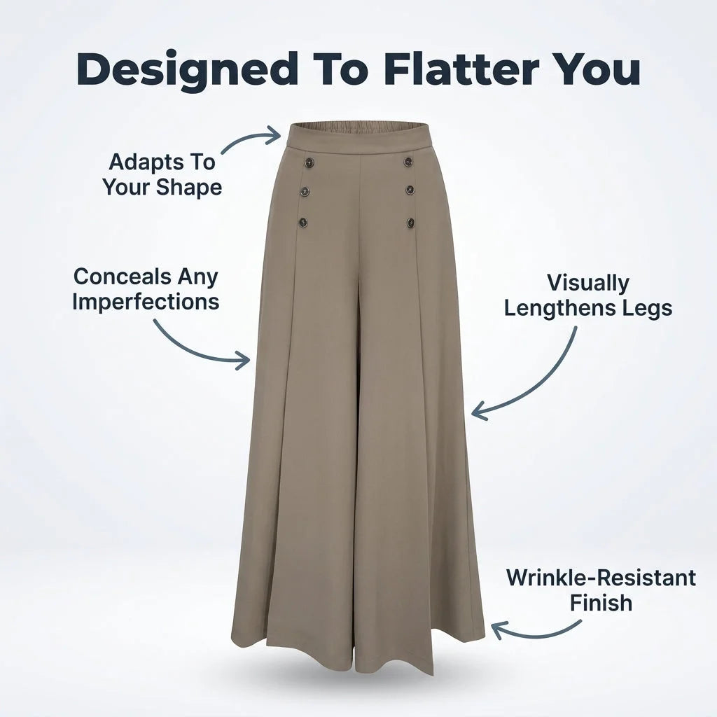 Pantalon Large Élégant - Flatte Instantanément Votre Silhouette — photo 5