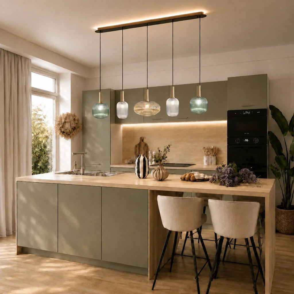Suspension Chic En Verre Vintage — photo 10