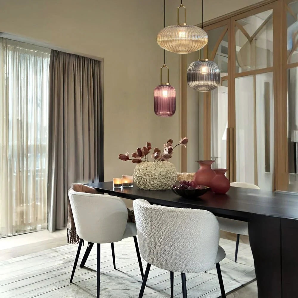 Suspension Chic En Verre Vintage — photo 12